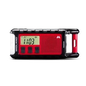 Midland Emergency Powerbank 10000mah Temp Sensor, BT, FM Radio, Dynamo & Solar Powered, 130 Lmn Flashlight ER300 PRO