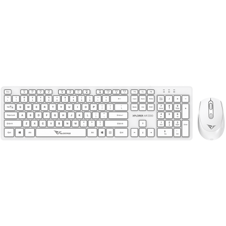 Alcatroz Keyboard & Mouse Wireless Xplorer AIR 3300 White