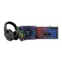 Alcatroz X-Craft 4in1 Gaming Set Keyb+Mouse+Mat+H/set BASECAMP Black