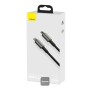 Baseus Cable Lightning to USB-A Tungsten Gold Series Braided 2.0m Black
