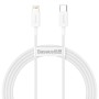 Baseus Cable Lightning to USB-C Superior Series 1.5m White
