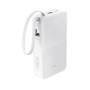 Baseus Powerbank 22.5W 20000mAh + Display EnerFill FC51 Bipow2 Pro  White