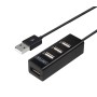 Unitek Y-2140 USB2.0 4 Port Hub 0.8m