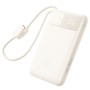 Baseus Powerbank 22.5W 10000mAh + Display EnerFill FC11 Beige