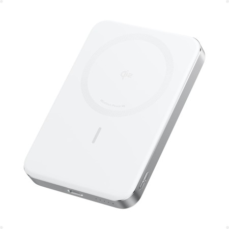 Anker Mobile Powerbank Wireless 10000 15W Ultra Slim Qi2 MagGo White