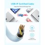 Anker Mobile Cable USB-C to USB-C 240W 1.0m White