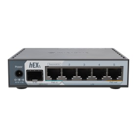 MikroTik Router Wired hEX S 5xGbE/2.5G SFP/PoE Out/USB E60iUGS