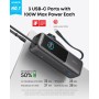 Anker Mobile Powerbank 25000 Prime 165W Built-In and Retractable Cables