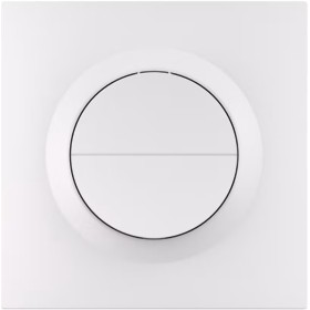 Sonoff Zigbee Smart Wall Mechanical Switch 1-Button 2 Gang White With Matter (no neutral)
