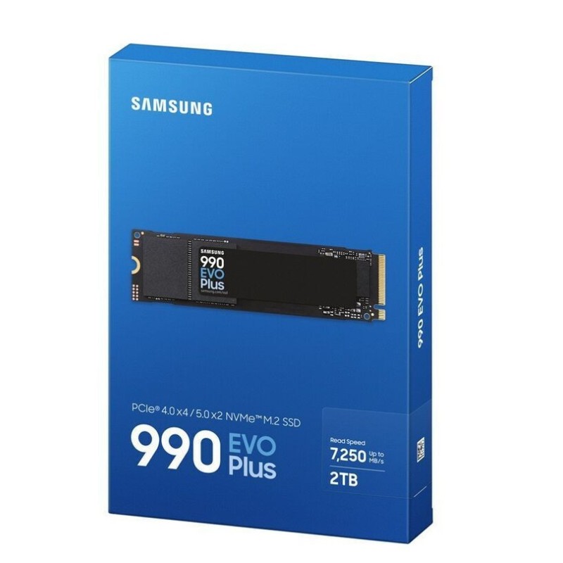 Samsung SSD M.2 NVMe PCIe Gen4 2TB 990 EVO PLUS