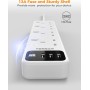 Tessan 4-Gang Extension 3 USB-A 2m 13A TS-B204