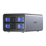Unitek USB-C 2-Bay External SATA HDD Enclosure with RAID S1308C