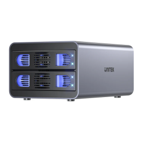Unitek USB-C 2-Bay External SATA HDD Enclosure with RAID S1308C