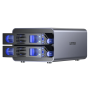 Unitek USB-C 2-Bay External SATA HDD Enclosure with RAID S1308C