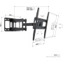 Vogels UP UP4053 TV Wall Mount 40x40 Turn 2 arms