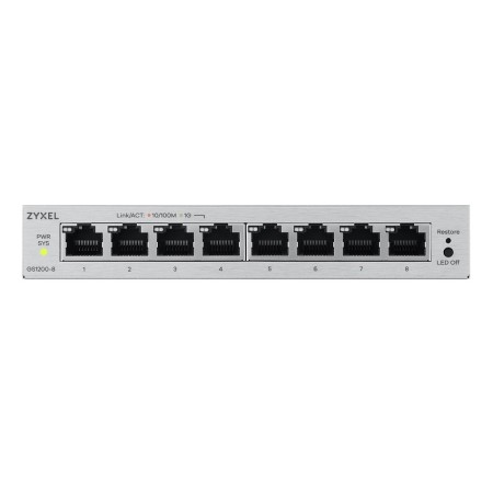 Zyxel Switch Gigabit Ethernet Managed 8-Port Metal UK Plug GS1200-8V3
