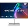 Viewsonic Monitor VP 27'' 2K QHD IPS 120Hz Full Ergonomic USB Hub HDMI USB-C PD VP2766-2K White