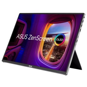 ASUS Monitor Portable ZenScreen 16" WUXGA OLED 1ms Power Pass-Through Auto-Rotate HDMI Dual USB-C Power MQ16FC