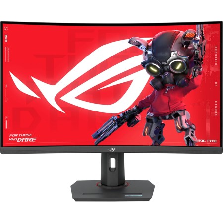 ASUS Monitor ROG Strix Gaming 32" 2K QHD 280Hz VA Curved 1500R HDR400 Gaming-AI ELMB SYNC DP HDMI USB-C PD XG32WCMS