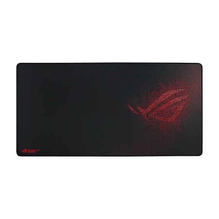 ASUS Gaming Mouse Pad ROG Sheath XL 900x440x3mm Smooth Gliding Fabric Anti-Fray Stitched Edges Non-Slip Red Rubber Base