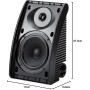 Yamaha NS-AW392 5.25'' Onwall All Weather Speakers Black (Pair)