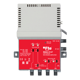 FTE MAG4147 Multiband Amplifier 2xUHF/VHF/FM 47/121dB