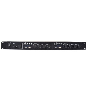 Adastra A14 2 x Independent Stereo Zones Amplifier x 200W per Zone & 2x Media Players BT/USB/FM 953.414UK