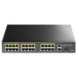 Cudy Switch PoE Fast Ethernet 24 PoE + 2 GbE + 1SFP 300W FS1026PS1