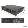 Adastra A6 3 x Independent Stereo Zones Amplifier 6x200W USB/BT/FM 953.406UK