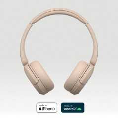 SONY WHCH520C Wireless Bluetooth Headphones - Beige