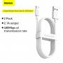 Baseus Cable MicroUSB to USB-A Simple Wisdom 1.5m White (2PC)