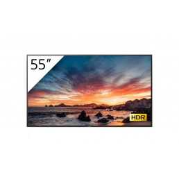 Sony FWD-55X80H/T signage display 138.7 cm (54.6") IPS 4K Ultra HD Digital signage flat panel Black