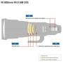 Sony SEL600F40GM FE 600 mm F4 GM OSS MILC Super telephoto lens Whit...